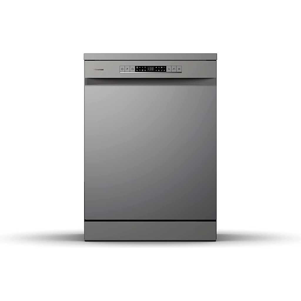 Hisense Dishwasher Free Standing 13 Place Setting With 8 Programs Silver – HS622E90G