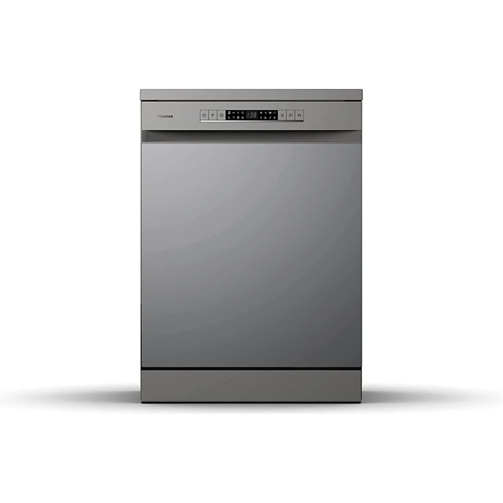 Hisense Dishwasher Free Standing 13 Place Setting With 8 Programs Silver – HS622E90G
