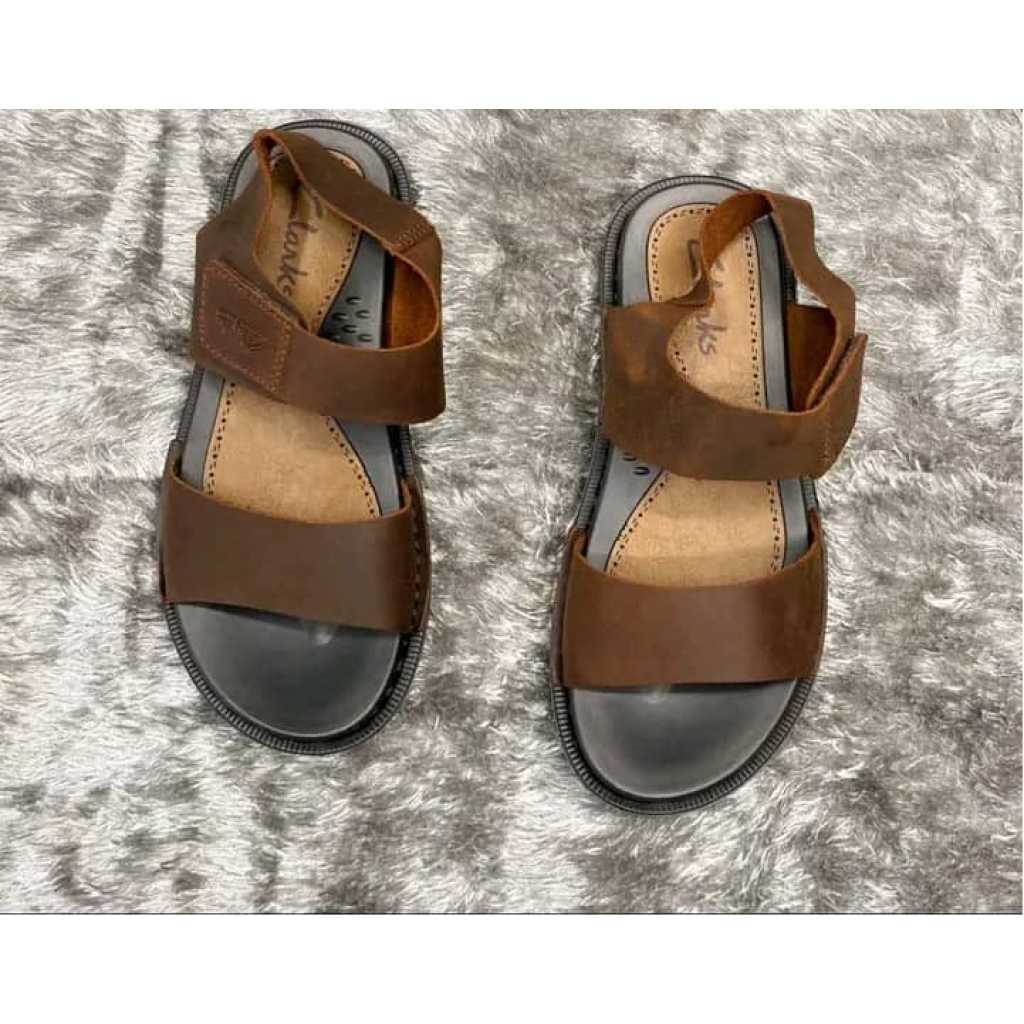Clarks Men's Casual Sandals, Scholar Shoes - Black/Brown