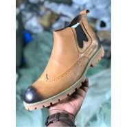 Men's Designer Formal Boots Shoes - Brown