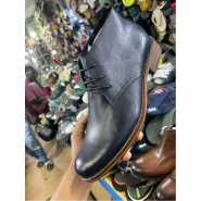 Men's Designer Formal Boots Shoes - Black