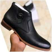 Men's Designer Gentle Boots Shoes - Black