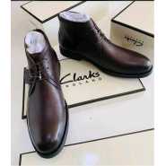 Clarks Men's Designer Gentle Formal Boots Shoes - Black