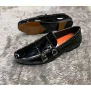 Men's Gentle Shinny Shoes - Black