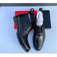 Men's Formal Lace-up Boots Shoes - Black