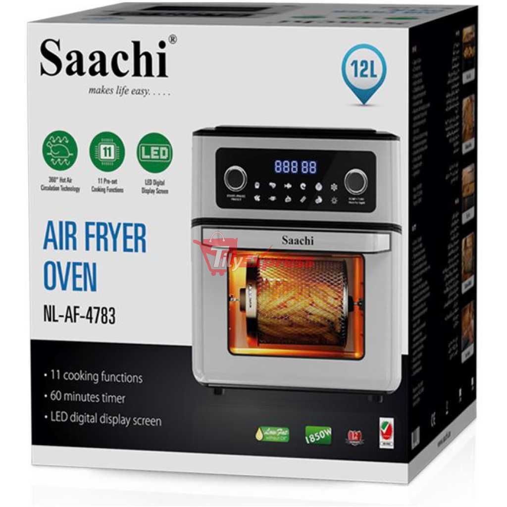 Saachi 12-Litres Air Fryer With 11 Cooking Functions NL-AF-4783