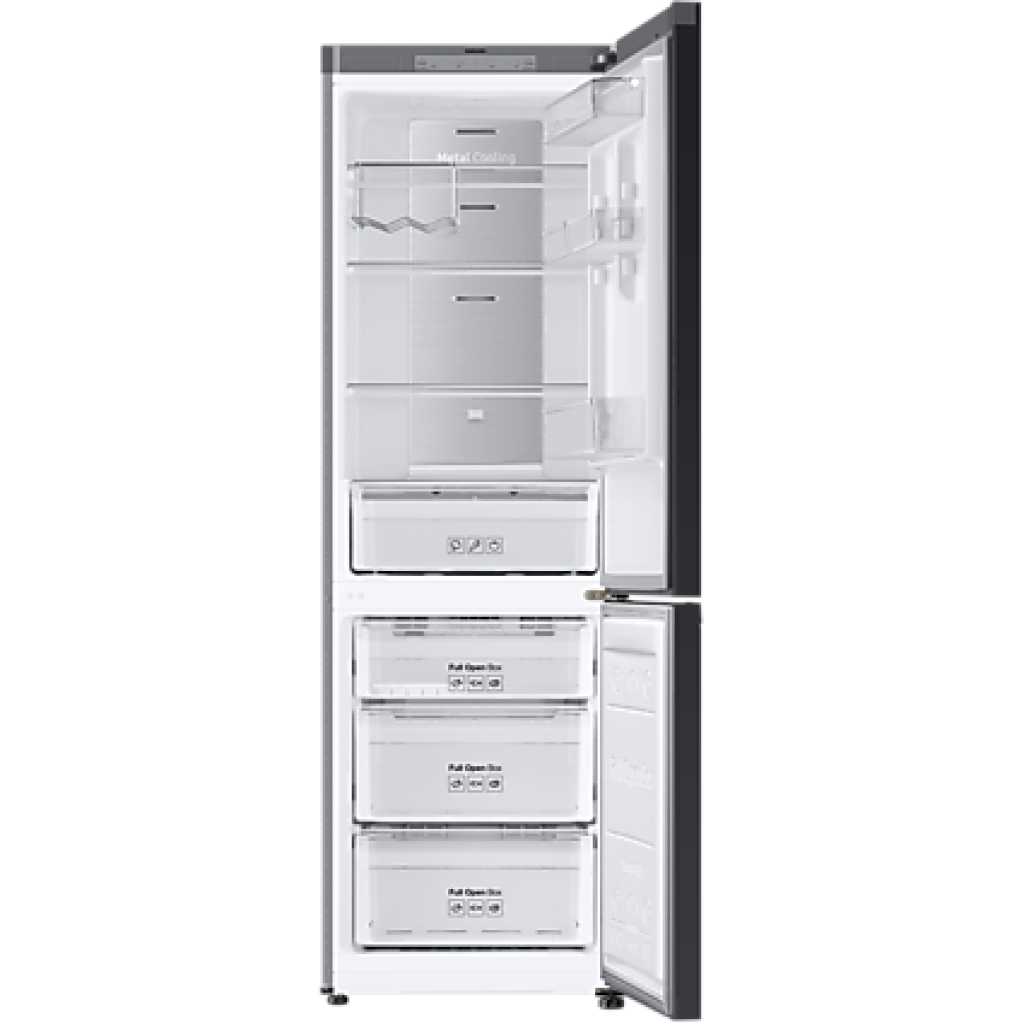 Samsung 339-Litre Fridge RB33T307058; Bespoke 2-Door Bottom Freezer Refrigerator, Pink & White