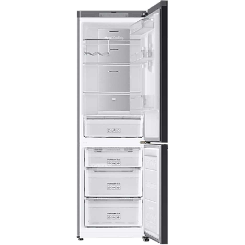 Samsung 339-Litre Fridge RB33T307029; Bespoke 2-Door Bottom Freezer Refrigerator, Navy