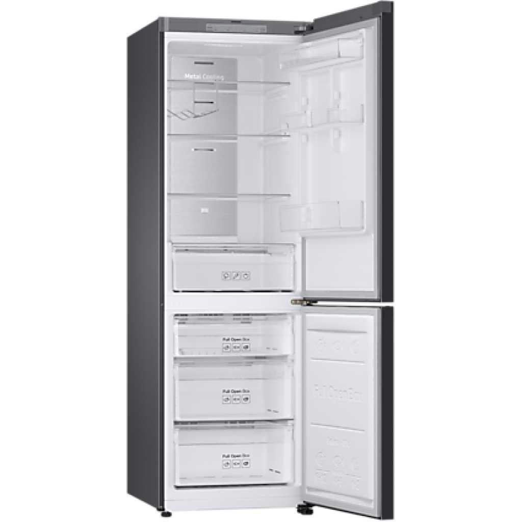 Samsung 339-Litre Fridge RB33T307029; Bespoke 2-Door Bottom Freezer Refrigerator, Navy