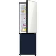 Samsung 339-Litre Fridge RB33T307029; Bespoke 2-Door Bottom Freezer Refrigerator, Navy