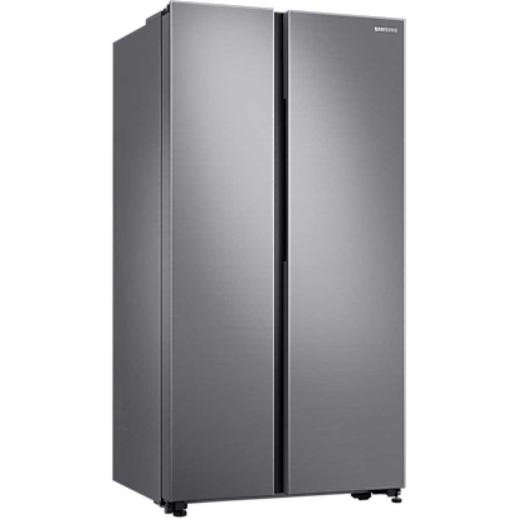 Samsung 635-Liter Fridge RS5000RC; Side-by-Side Fridge Freezer with SpaceMax™ Technology - Silver