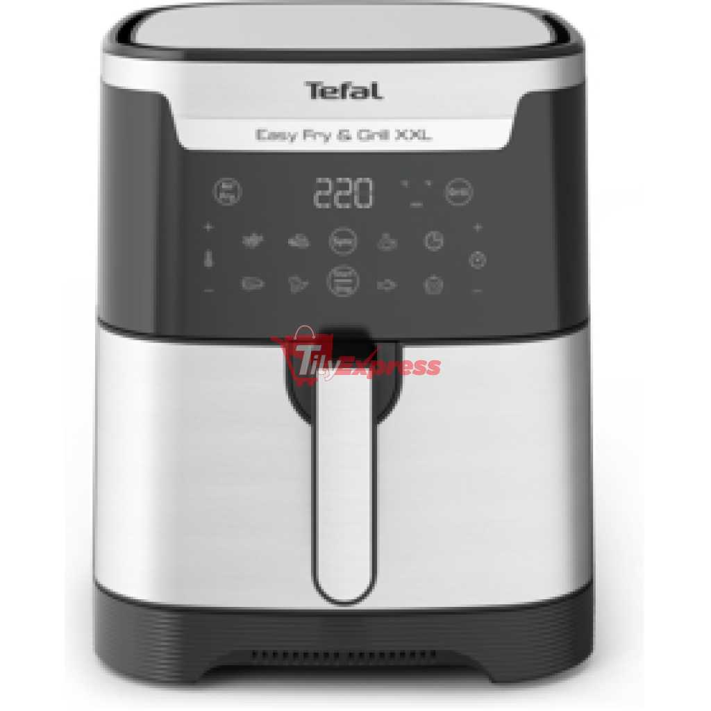 Tefal 6.5 Litres Easy Fry & Grill XXL 2-in-1 Air Fryer EY801D27 - Inox