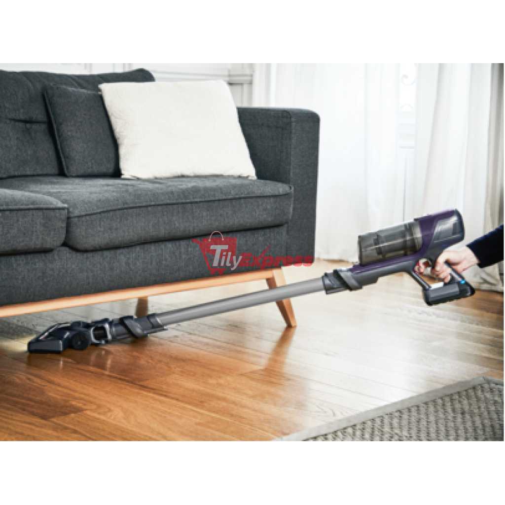Tefal Cordless Handstick Vacuum Cleaner TY6837HO; STEAM CLEAN 100W 18V up to 45Min +5 Accessories