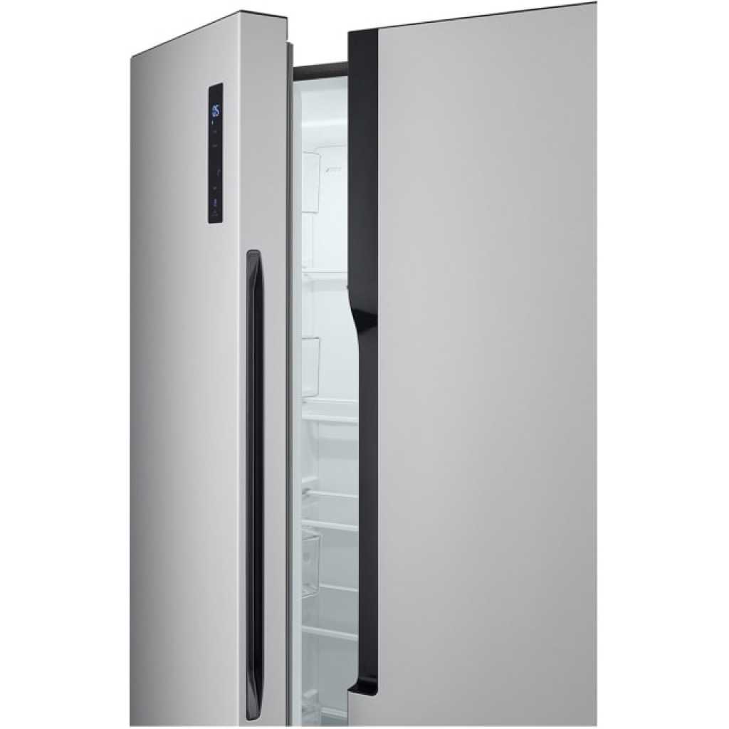 LG 519-Litres Fridge GCFB507PQAM; 519(L), Side by Side Refrigerator, Smart Inverter Compressor, Multi Air Flow, Total No Frost - Silver