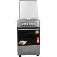Blueflame Full Electric Cooker C504E-I 50 X 50cm, 4 Electric Plates, Electric Oven, Thermostat, Oven Lamp - Inox