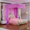 6*6 Wall Mounted Mosquito Net - Pink