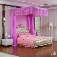 6*6 Wall Mounted Mosquito Net - Pink