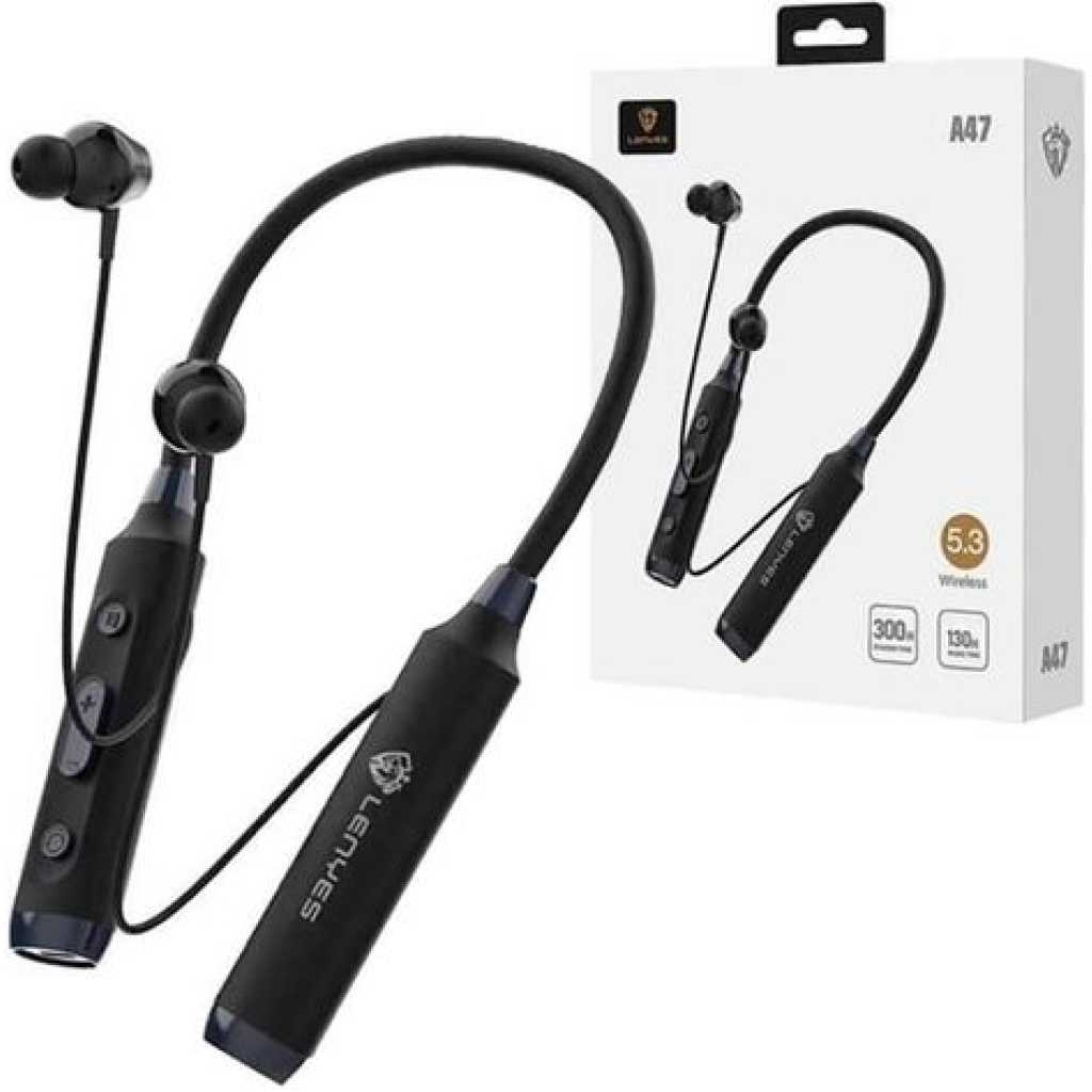 Bluetooth Wireless Earphone Headset Neckband With Long Lasting Playtime 60 Hrs, Smart Voice Assistant, Dual Pairing, Fast Charge, Sweat & Splash Proof, Best for Gaming, Running, Workout