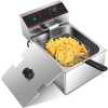 Pixel 6 Litres Commercial Deep Fryer Stainless Steel - Silver