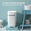 Portable Washing Machine, Compact Mini Washer 8lbs Capacity, Semi-Automatic Single-tub Laundry Machines with Gravity Drain for Apartments RVs and Dorms(Without spin basket)- Multicolor