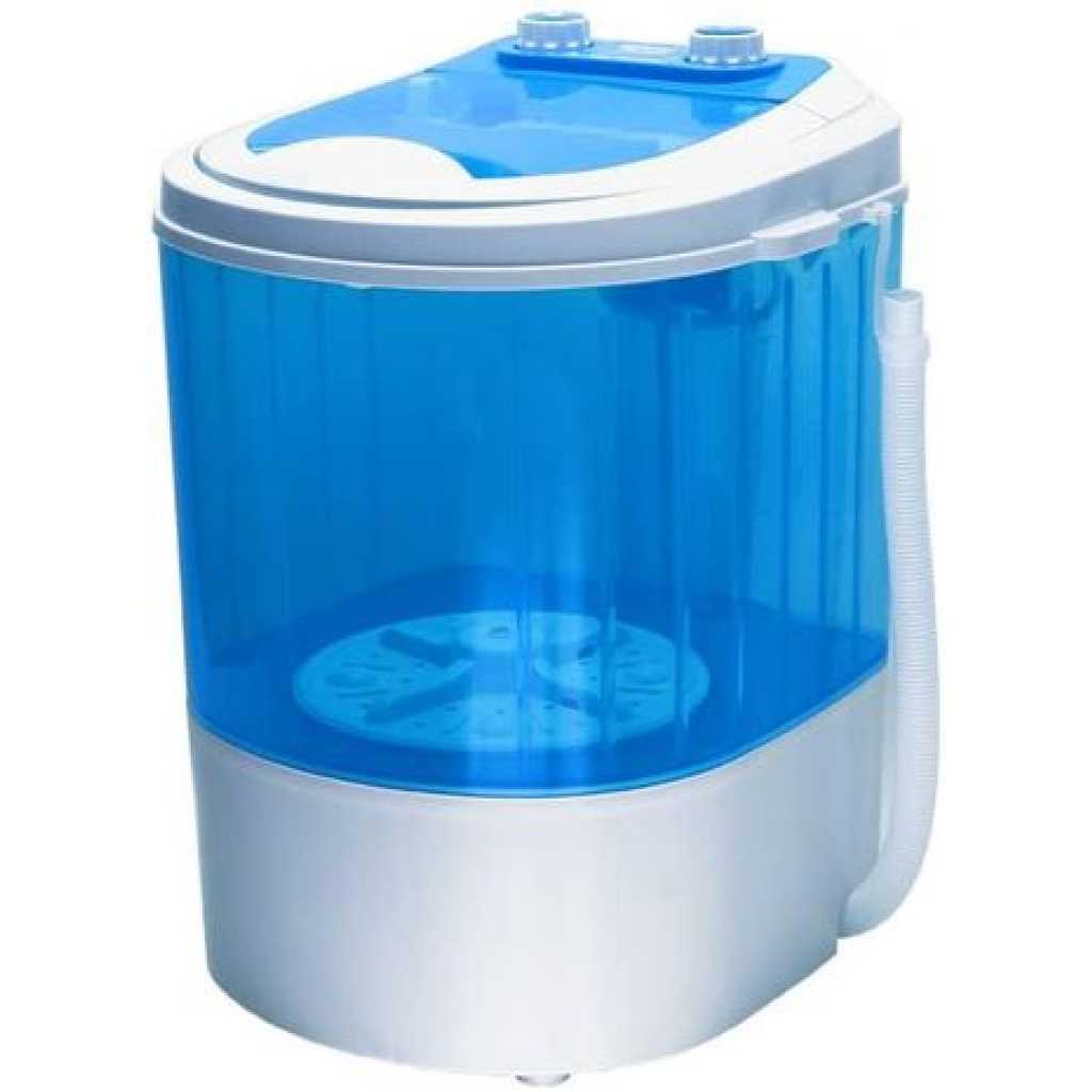 4.5Kg Portable Washing Mini Single Tube Laundry Machine,semi-Automatic Mini Washer - White