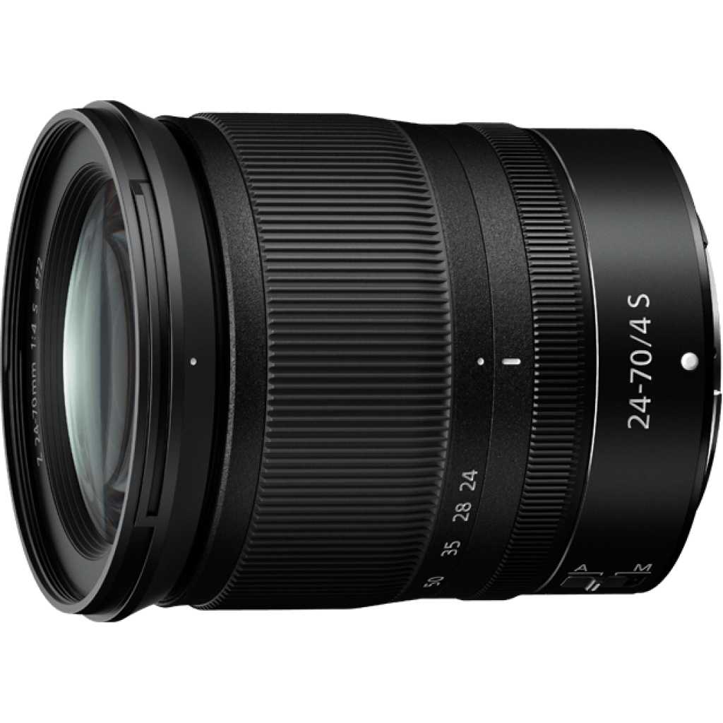 Nikon NIKKOR Z 24-70mm f/4 S | Premium Constant Aperture Mid-Range Zoom Lens for Z Series mirrorless Cameras - Black