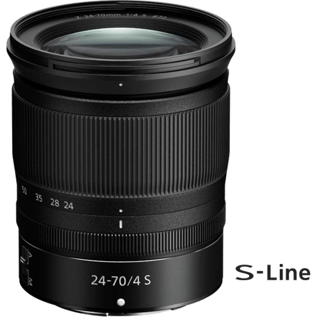 Nikon NIKKOR Z 24-70mm f/4 S | Premium Constant Aperture Mid-Range Zoom Lens for Z Series mirrorless Cameras - Black
