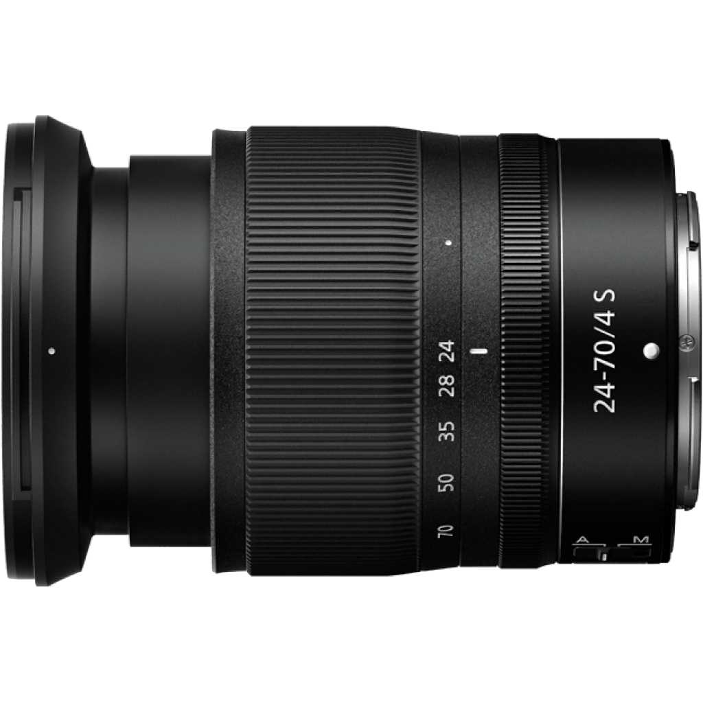 Nikon NIKKOR Z 24-70mm f/4 S | Premium Constant Aperture Mid-Range Zoom Lens for Z Series mirrorless Cameras - Black