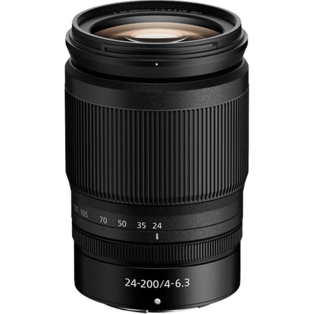 Nikon NIKKOR Z 24-200mm WW | Compact All-in-one Telephoto Zoom Lens With Image Stabilization For Z Series Mirrorless Cameras - Black