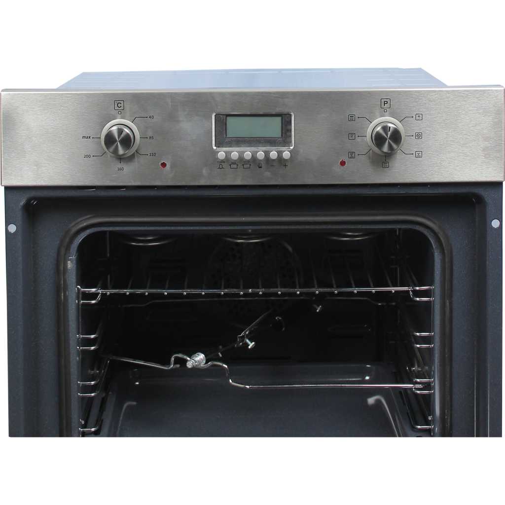 Blueflame 60cm Built-in Electric Oven 7000 BE7, Thermostat, Fan, Grill, Timer - Inox