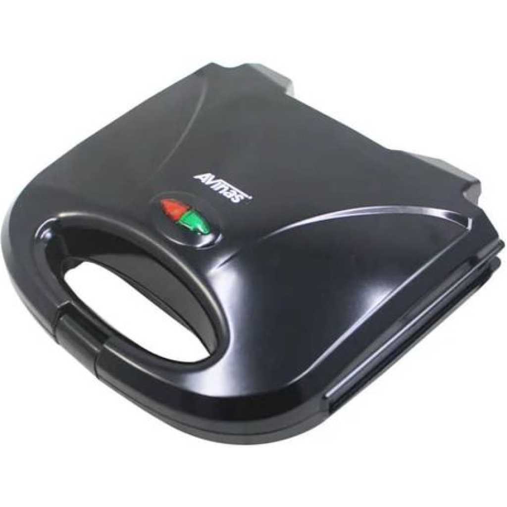 AVINAS 2 Slice Sandwich maker Non Stick Surface Bread Toaster Baker