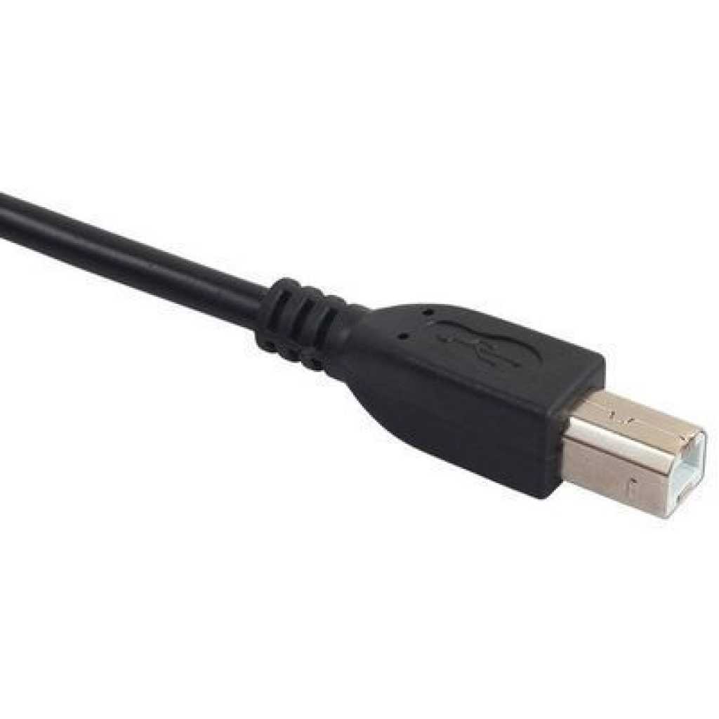 USB 2.0 AM-TO-BM High speed Cable Printer &Scaner Black 1.5m