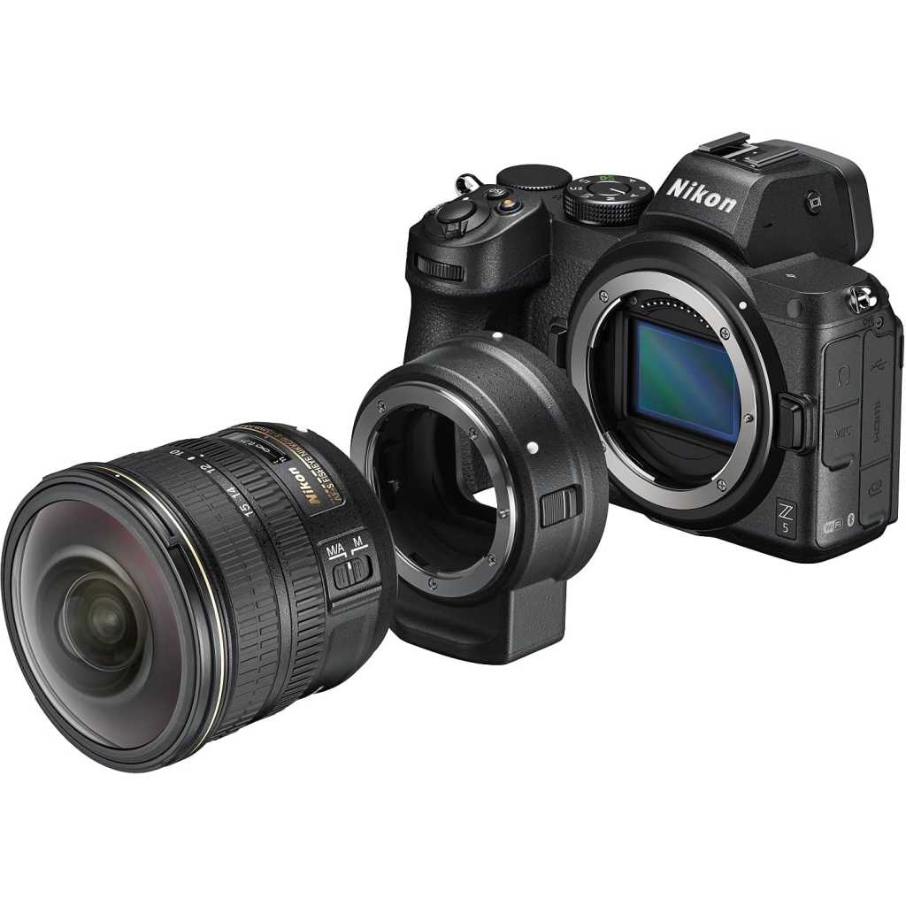 Nikon Mount Adapter FTZ for Adapting F-Mount Lenses to Z Mirrorless Cameras - Black