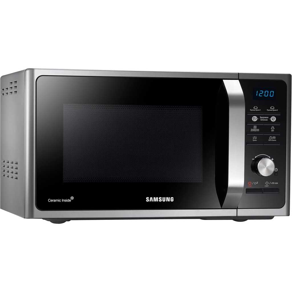 Samsung 23L Solo Microwave With Healthy Cooking, 800W, 23 Litre, MS23F301TAS - Silver