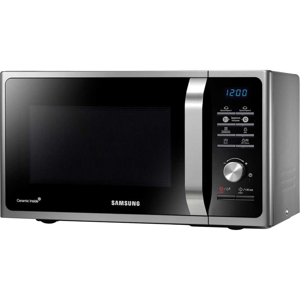 Samsung 23L Solo Microwave With Healthy Cooking, 800W, 23 Litre, MS23F301TAS - Silver