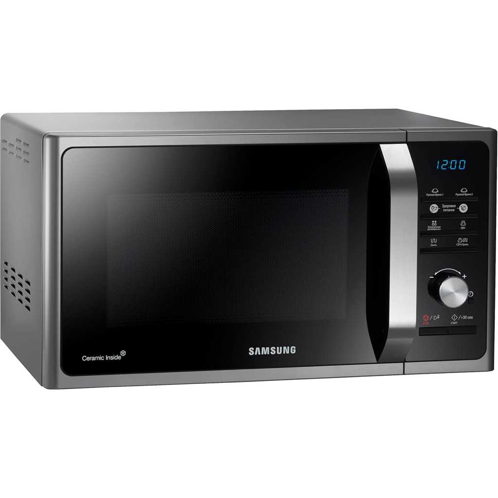 Samsung 23L Solo Microwave With Healthy Cooking, 800W, 23 Litre, MS23F301TAS - Silver