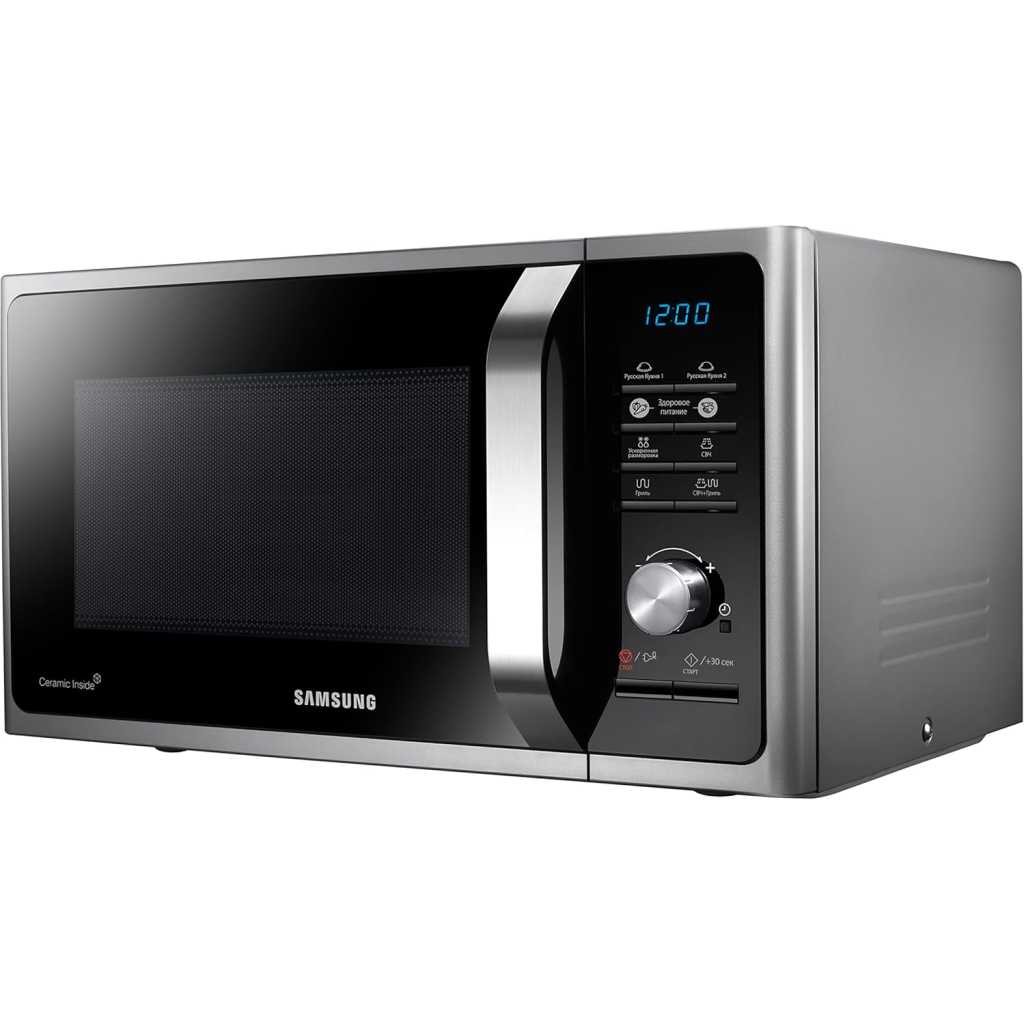 Samsung 23L Solo Microwave With Healthy Cooking, 800W, 23 Litre, MS23F301TAS - Silver