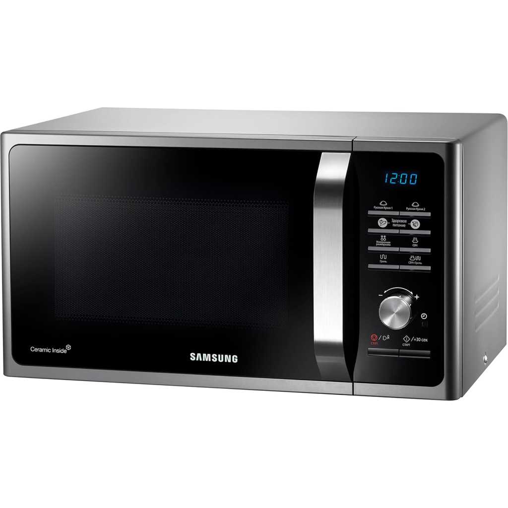 Samsung 23L Solo Microwave With Healthy Cooking, 800W, 23 Litre, MS23F301TAS - Silver