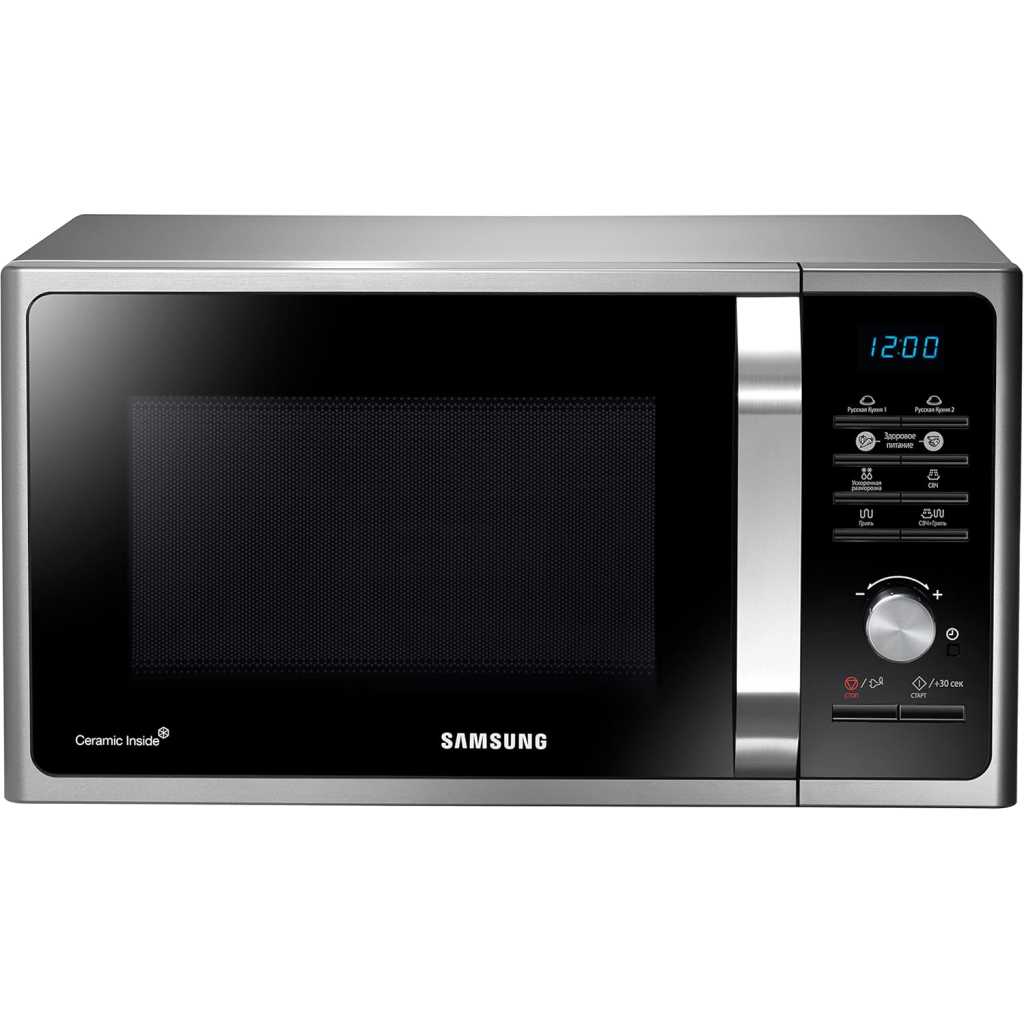 Samsung 23L Solo Microwave With Healthy Cooking, 800W, 23 Litre, MS23F301TAS - Silver