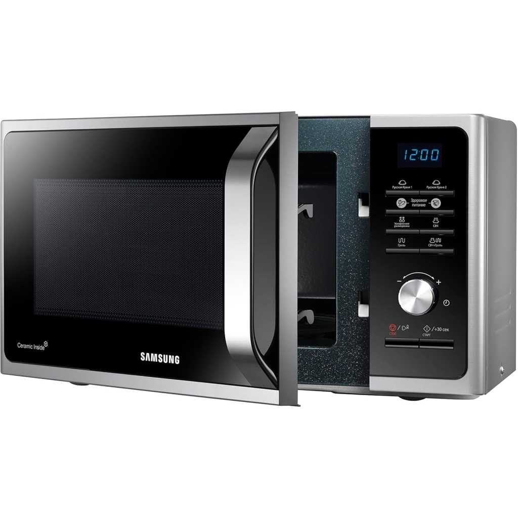 Samsung 23L Solo Microwave With Healthy Cooking, 800W, 23 Litre, MS23F301TAS - Silver