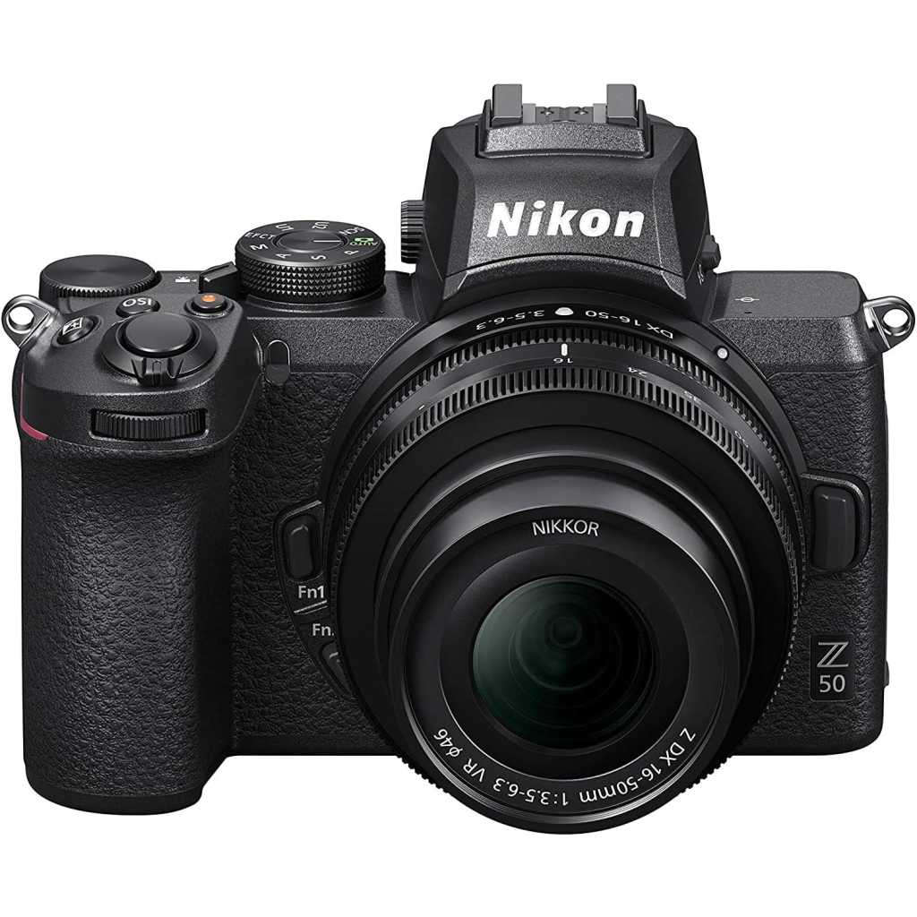 Nikon Z 50 With Wide-Angle Zoom Lens | Compact Mirrorless Stills/Video Camera With 16-50mm Lens, 20.9MP, WiFi, Bluetooth, 4K UHD Video - Black