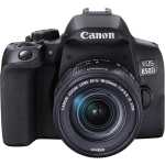 Canon EOS 850D (Rebel T8i) + EF-S 18-55mm f/4-5.6 IS STM, DSLR Digital Camera - Black
