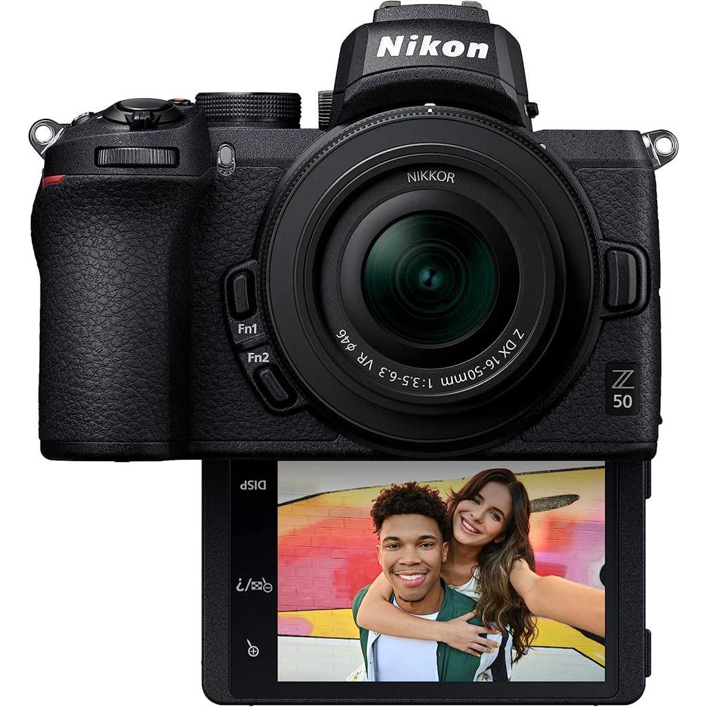 Nikon Z 50 With Wide-Angle Zoom Lens | Compact Mirrorless Stills/Video Camera With 16-50mm Lens, 20.9MP, WiFi, Bluetooth, 4K UHD Video - Black