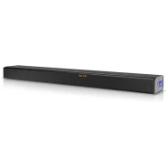 Saachi 2.0 Channel Sound Bar NL-SB-2597-BK With Control Buttons, Bluetooth, FM Radio, AUX, USB, HDMI - Black