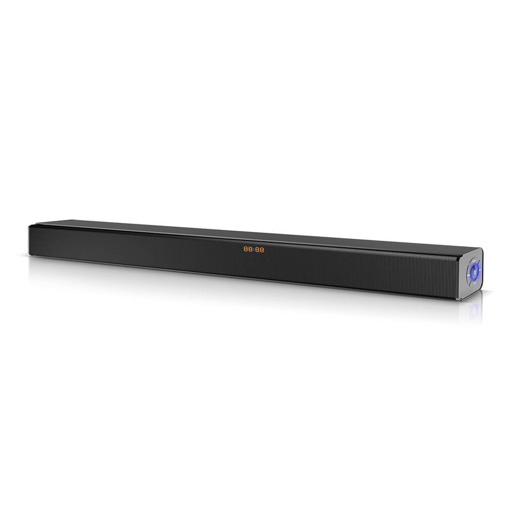 Saachi 2.0 Channel Sound Bar NL-SB-2597-BK With Control Buttons, Bluetooth, AUX, USB, HDMI - Black