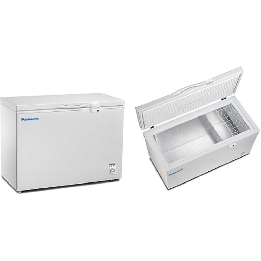 Panasonic 300 - Litres Chest Freezer With Lamp And Key Lock SCR-CH300H Deep Freezer - White