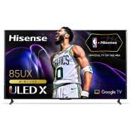 Hisense 85″ Class UX Series Mini-LED ULED X 4K UHD Google TV, HDR, Dolby Vision, HDMI, USB, Apple AirPlay, Chromecast, Digital Tuner, Ethernet, Bluetooth, Dolby Atmos – Black