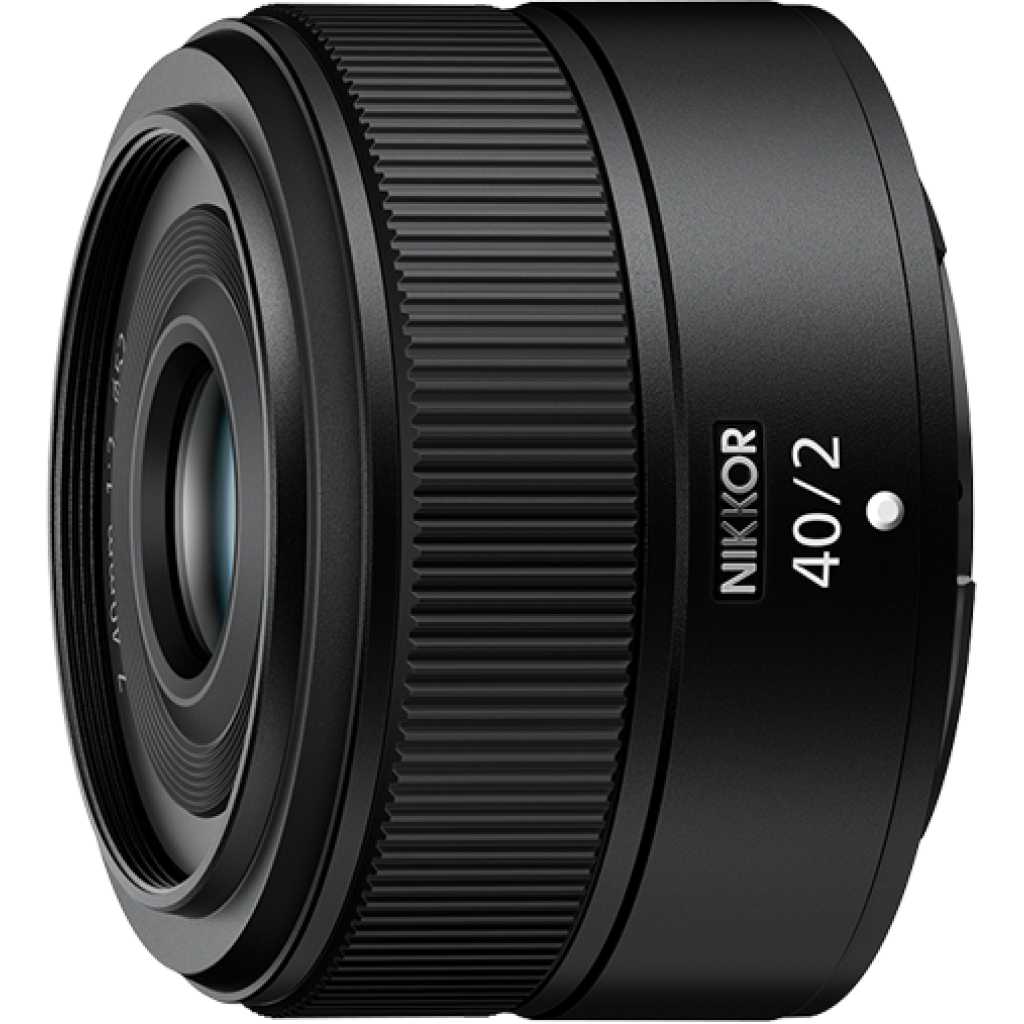 Nikon NIKKOR Z 40mm f/2 | Large Aperture 40mm Prime Lens For Z Series Mirrorless Cameras - Black