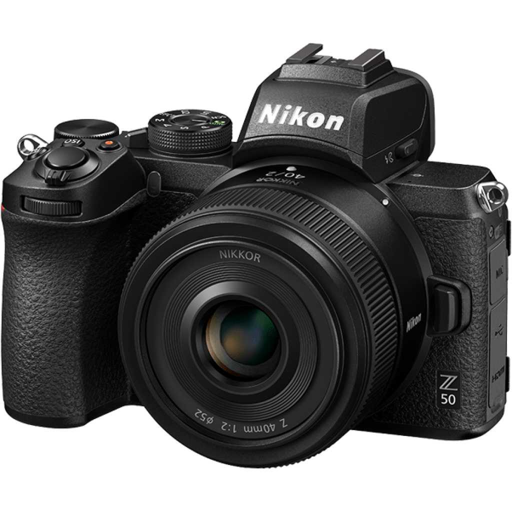 Nikon NIKKOR Z 40mm f/2 | Large Aperture 40mm Prime Lens For Z Series Mirrorless Cameras - Black