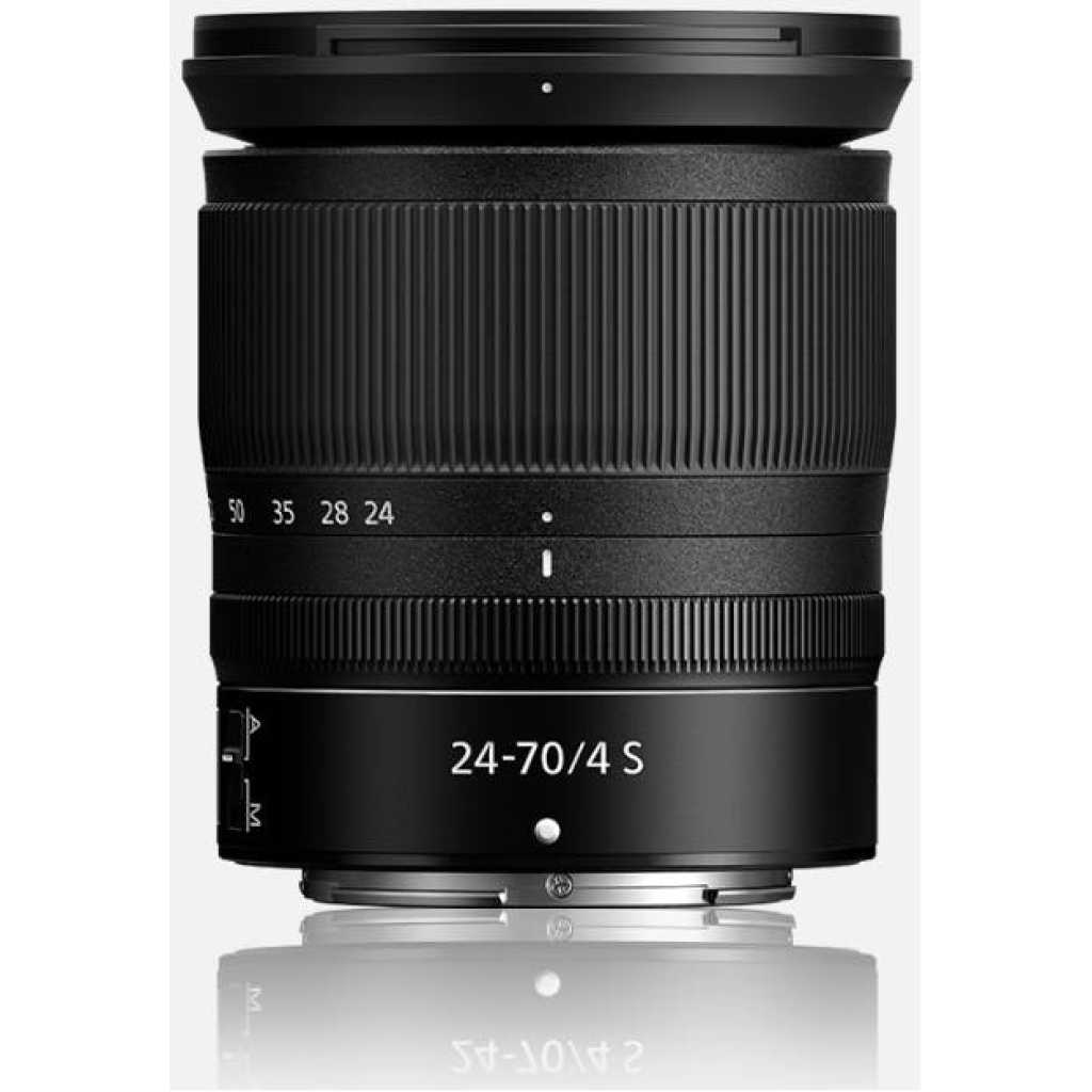 Nikon NIKKOR Z 24-70mm f/4 S | Premium Constant Aperture Mid-Range Zoom Lens for Z Series mirrorless Cameras - Black